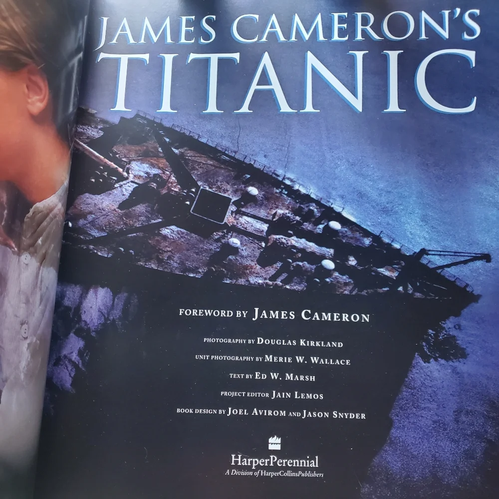 James Cameron's Titanic Softcover Book‎